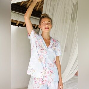 Short sleeve pajama set with shorts